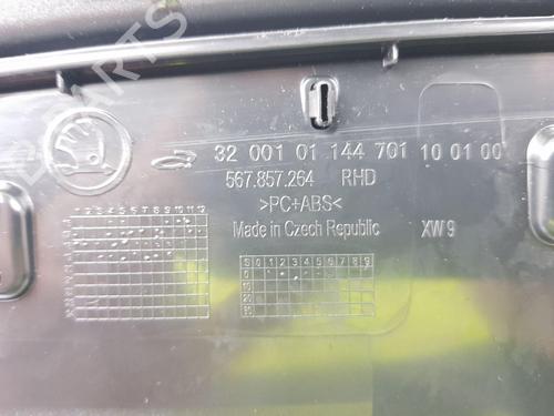 Handskerum SKODA KODIAQ I (NS6, NS7, NV7) 2.0 RS Bi-TDI 4x4 | BP32177665C95