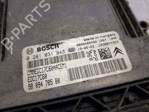 Engine control unit (ECU) PEUGEOT 208 I (CA_, CC_) 1.6 HDi / BlueHDi 75 | BP30839866M57 