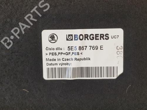 Rear parcel shelf SKODA OCTAVIA III (5E3, NL3, NR3) 2.0 TSI RS | BP28307878C85 