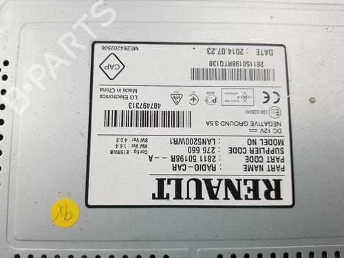 Radio RENAULT CAPTUR I (J5_, H5_) 1.5 dCi 90 (J5N4, J5M5, J5MW, J5M6, J5AL, J5AJ) | BP38910865E6 - Image 4