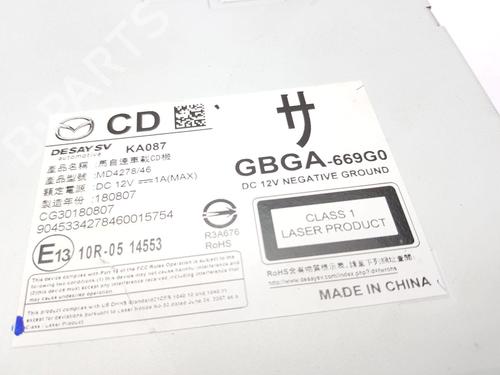 Radio MAZDA 6 Saloon (GJ, GL) 2.2 D (GJ2FP, GJ1021, GJ1022, GL1021) | BP22207136E6 
