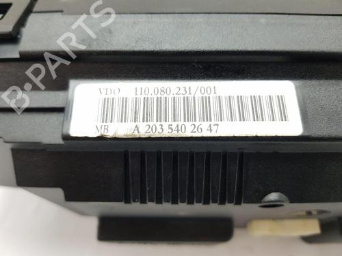 Kombinert Instrument MERCEDES-BENZ C-CLASS T-Model (S203) C 200 Kompressor (203.242) | BP22676957C47 