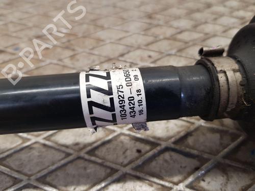 Left front driveshaft TOYOTA YARIS (_P13_) 1.5 Hybrid (NHP130_, NHP130) | BP29378775M38 