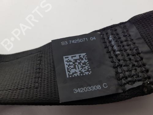 Rear left seatbelt BMW X1 (F48) sDrive 18 d | BP31282804I29 