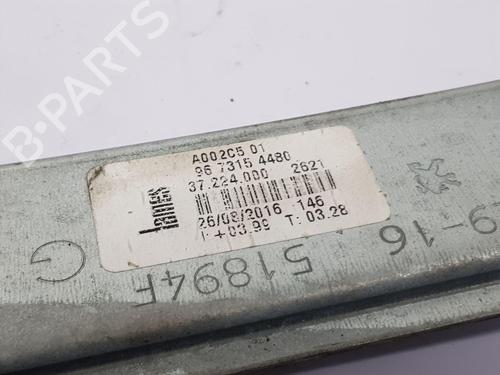 Front left window mechanism PEUGEOT 208 I (CA_, CC_) 1.6 BlueHDi 100 | BP30184804C22