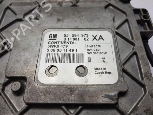Engine control unit (ECU) VAUXHALL ZAFIRA Mk II (B) (A05) 1.8 | BP30948601M57