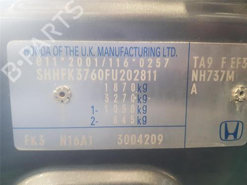 Engine HONDA CIVIC IX (FK) 1.6 i-DTEC (FK3) | BP40081572M1  - Image 14