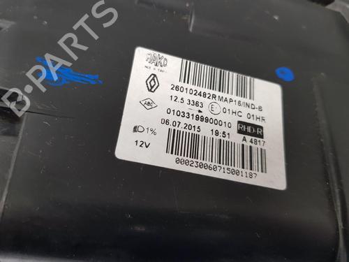 Right headlight RENAULT CLIO IV (BH_) 0.9 TCe 90 (BHNF, BHMA, BHMH, BHJK, BHJR) | BP28827642C29