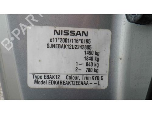 Left front steering knuckle NISSAN MICRA III (K12) 1.2 16V | BP24810319M25 