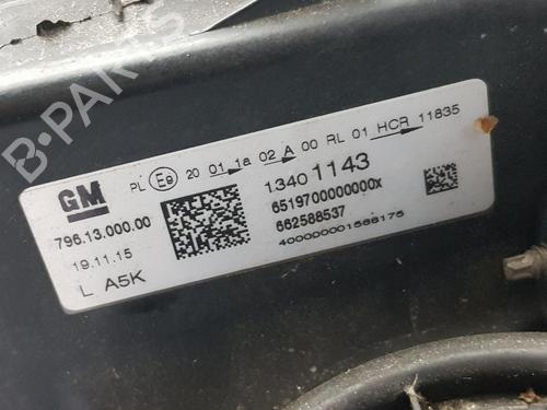 Left headlight VAUXHALL ASTRA Mk VII (K) (B16) 1.6 CDTi | BP27372148C28