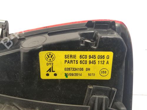 Right taillight VW POLO V (6R1, 6C1) 1.2 TSI | BP27166908C35 