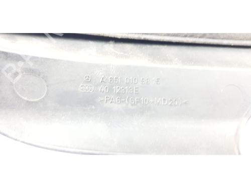 Upper protection MERCEDES-BENZ A-CLASS (W176) A 200 CDI / d (176.008) | BP27150807M93