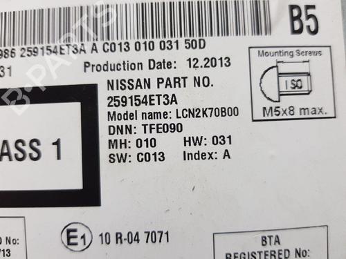 Electronic module NISSAN QASHQAI II (J11, J11_) 1.5 dCi | BP29620675M83 