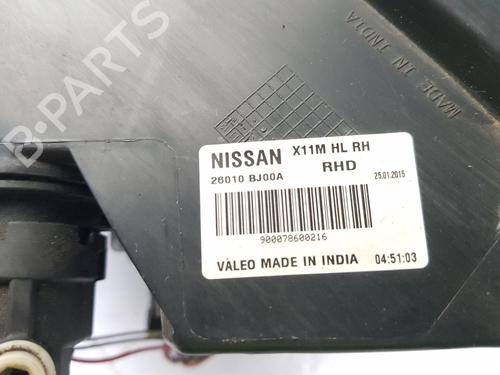 Right headlight NISSAN NV200 Van 1.5 dCi 90 (M20, M20N, M20M) | BP32198743C29 