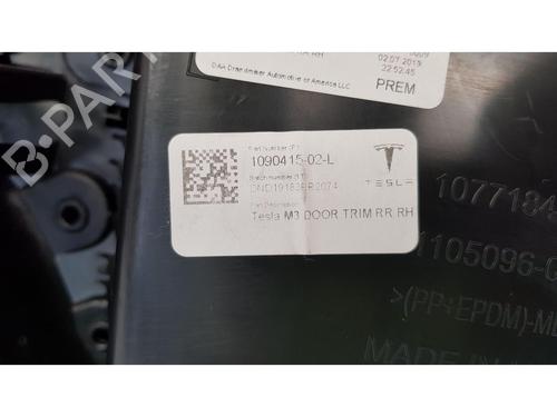 Rear right panel TESLA MODEL 3 (5YJ3) EV AWD | BP33709357C61 - Image 9