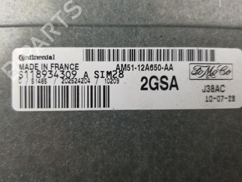 Engine control unit (ECU) FORD FOCUS II (DA_, HCP, DP) 1.6 | BP27579603M57 