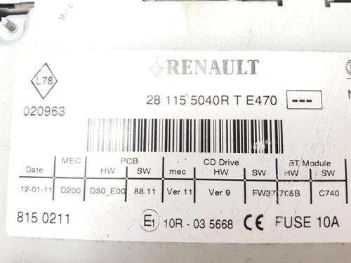 Electronic module RENAULT GRAND SCÉNIC III (JZ0/1_) 1.4 16V (JZ0F) | BP29263014M83 