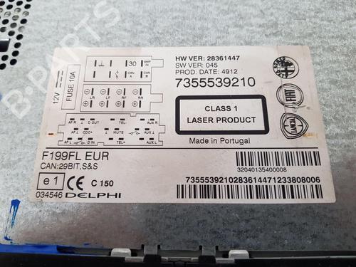 Radio FIAT PUNTO (199_) 1.4 (199AXB1A, 199BXB1A, 199BXB11, 199AXB11) | BP36667065E6  - Image 7