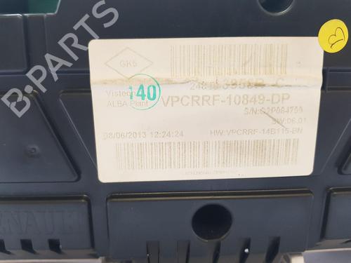 Instrument cluster RENAULT CLIO IV (BH_) 1.2 16V | BP24172850C47 