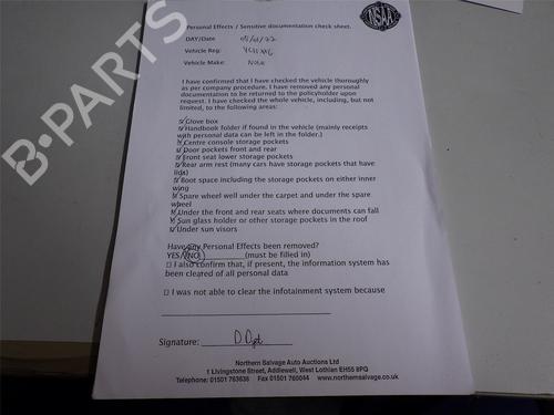 Used Parts NISSAN NOTE (E11, NE11) 1.4 (88 hp) 4318513