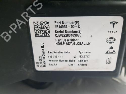 Left headlight TESLA MODEL Y (5YJY) EV Performance All-wheel Drive | BP39027614C28  - Image 5