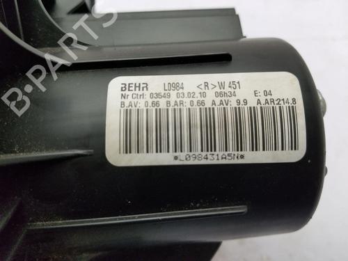 Varmeblæser SMART FORTWO Cabrio (451) 1.0 (451.431, 451.480) | BP22657550M62 