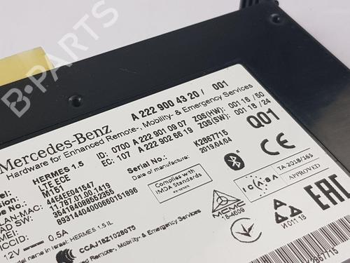 Electronic module MERCEDES-BENZ C-CLASS (W205) C 200 EQ Boost (205.077) | BP28081317M83 
