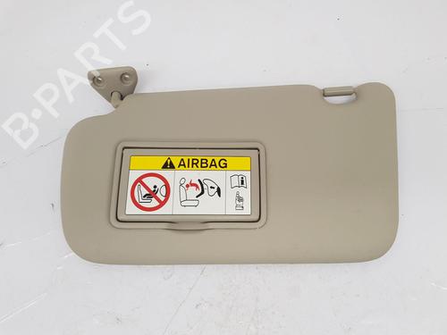 Venstre solskærm Venstre solskærm NISSAN LEAF (ZE0) Electric (109 hp) 33834070 33834070