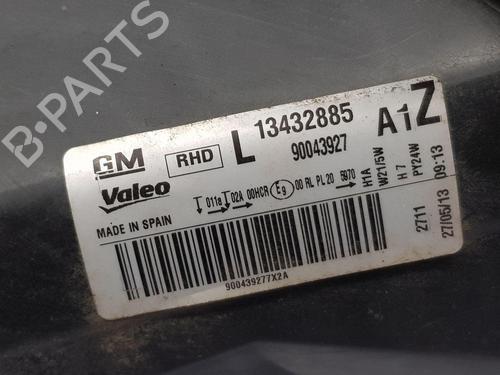 Left headlight VAUXHALL CORSA Mk III (D) (S07) 1.2 i 16V (L08) | BP29984534C28 