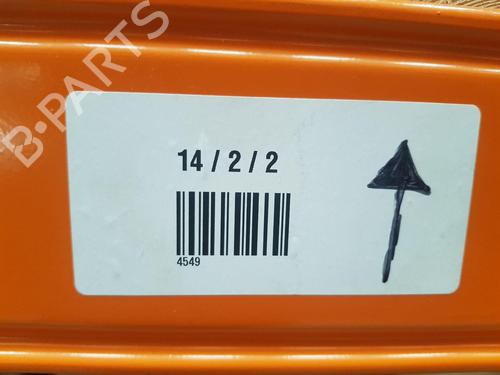Left front fenders SKODA FABIA II (542) 1.2 | BP22206562C41 