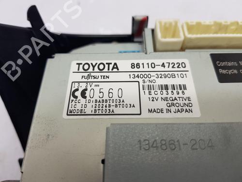 Radio TOYOTA PRIUS Liftback (_W2_) 1.5 Hybrid (NHW20_, NHW20R) | BP30914934E6