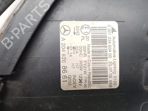 Right headlight MERCEDES-BENZ C-CLASS (W204) C 220 CDI (204.002) | BP31959804C29 
