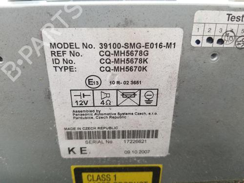 Radio HONDA CIVIC VIII Hatchback (FN, FK) 2.2 CTDi (FK3) | BP22658131E6 