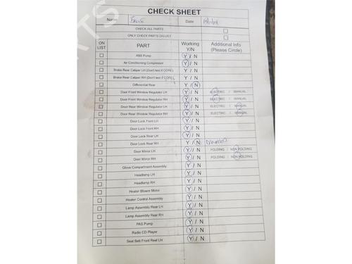Used Parts VAUXHALL ZAFIRA Mk II (B) (A05) 1.6 (105 hp) 2130179