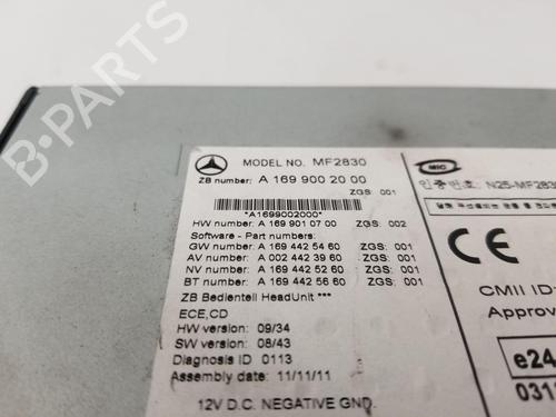 Radio MERCEDES-BENZ A-CLASS (W169) A 160 CDI (169.006, 169.306) | BP22677816E6 