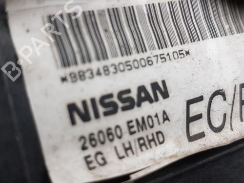 Left headlight NISSAN TIIDA Saloon (SC11) 1.6 (C11L) | BP27372272C28 