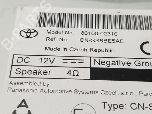 Radio TOYOTA COROLLA Estate (_E21_) 1.8 Hybrid (ZWE211W) | BP22666505E6 