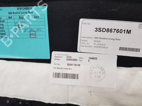 Forra da mala BENTLEY CONTINENTAL Convertible (3S_) 4.0 V8 AWD | BP31075480I3 