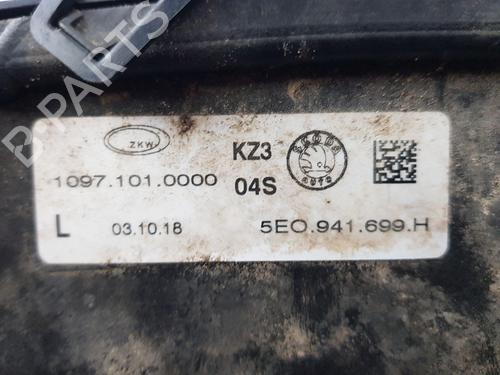 Left front fog light SKODA OCTAVIA III (5E3, NL3, NR3) 2.0 TSI RS | BP29620239C30 