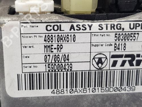 Steering column NISSAN MICRA III (K12) 1.4 16V | BP28329772M21 