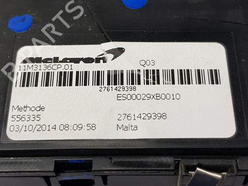 Climate control MCLAREN MP4 Coupe 12C | BP27186796I5 