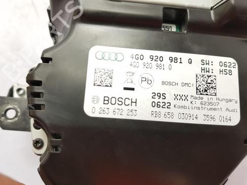Instrument cluster AUDI A6 C7 Avant (4G5, 4GD) RS6 quattro | BP28363087C47 