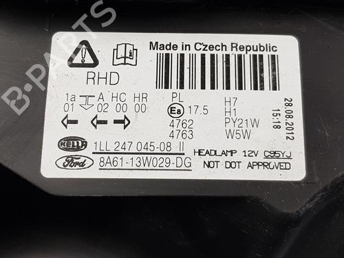 Right headlight FORD FIESTA VI (CB1, CCN)  | BP27286885C29 