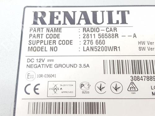 Radio DACIA SANDERO II 1.5 dCi | BP29514665E6 