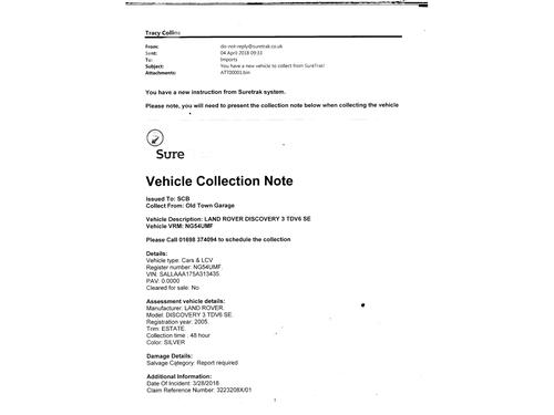 Brugte LAND ROVER DISCOVERY III (L319)  2.7 TD 4x4  4528894