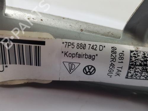 Høyre gardin kollisjonspute PORSCHE CAYENNE (92A)  | BP22208892C12 