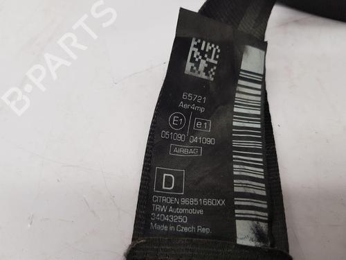 Front right seatbelt CITROËN C3 II (SC_) 1.6 HDi | BP31983375I25