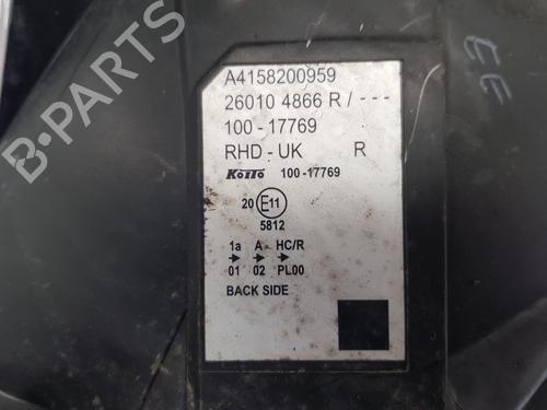 Right headlight MERCEDES-BENZ CITAN Box Body/MPV (W415)  | BP29292722C29 