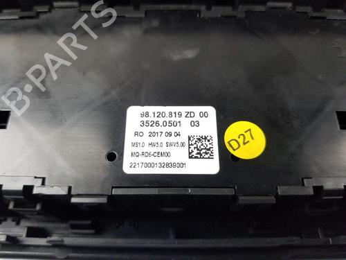 Air vent PEUGEOT EXPERT Van (V_) 1.6 BlueHDi 95 | BP27886524I21 - Image 9