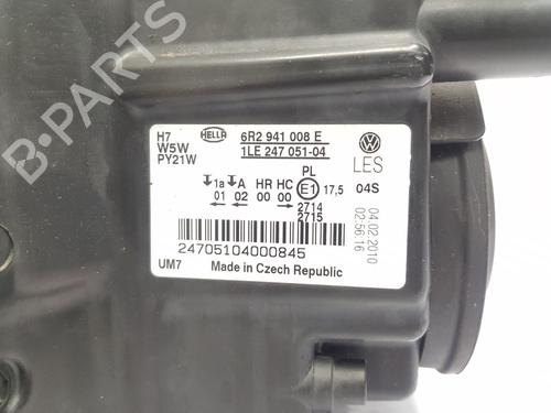 Right headlight VW POLO V (6R1, 6C1) 1.6 TDI | BP30976741C29